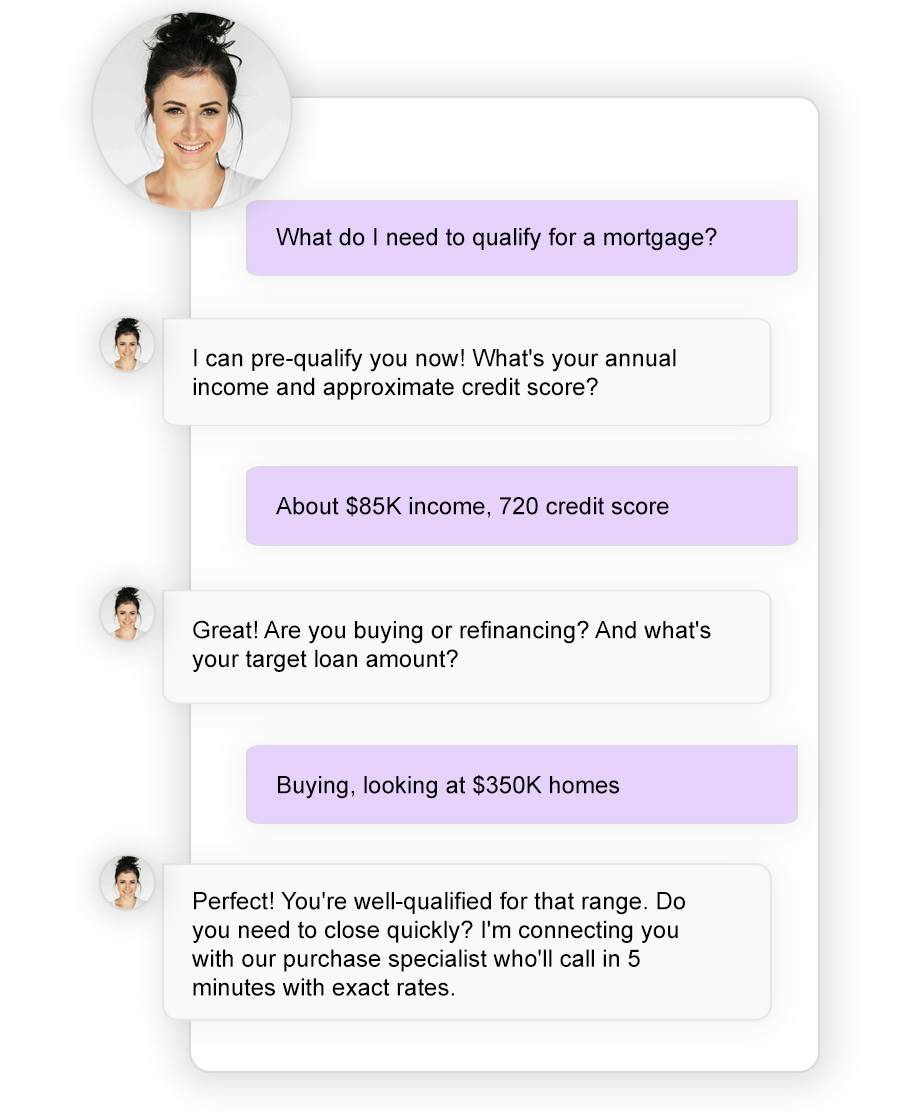 Pre-qualifying for a loan with AI